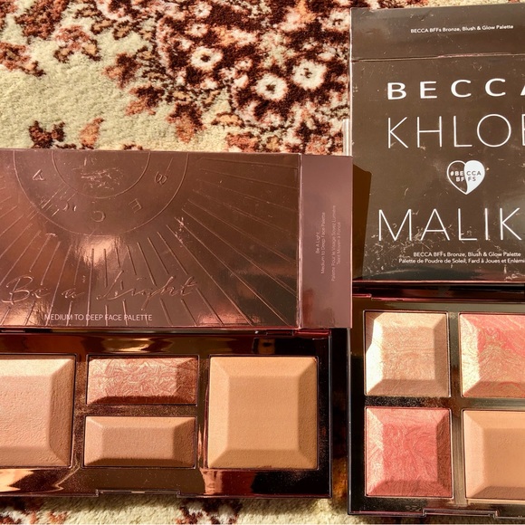 BECCA Other - 2 BECCA Be a Light Medium/Deep & Khloe Malika BFFs Palettes
